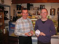  Stuart Waugh (Silver performance award) and Kenny Davidson (Grand Prix runner-up)